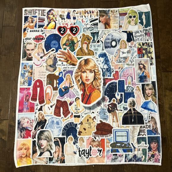 Taylor Swift Swiftie SUPER SOFT Boutique New Blanket. 56in X 51in